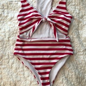 One piece- open front